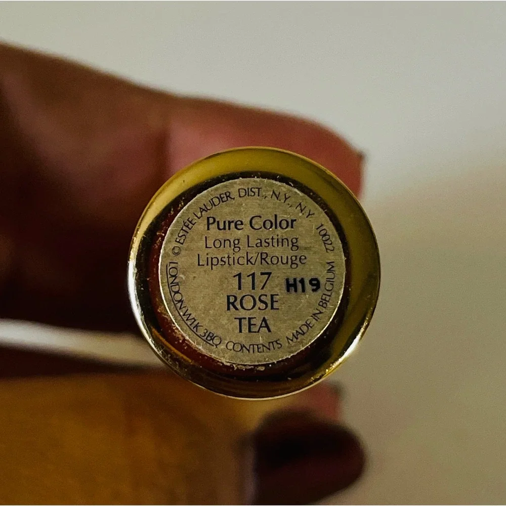 Estée Lauder Pure Color‎ Lipstick Rose Tea 117 Discontinued Long Lasting